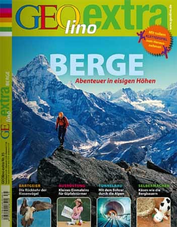 10. Platz: "Geolino" mit 323.000 jungen Lesern (Verlag GEO; Ausgabe 35 vom August 2012).