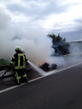 Schwerer Unfall auf der L192 in der Nähe von Bornheim.