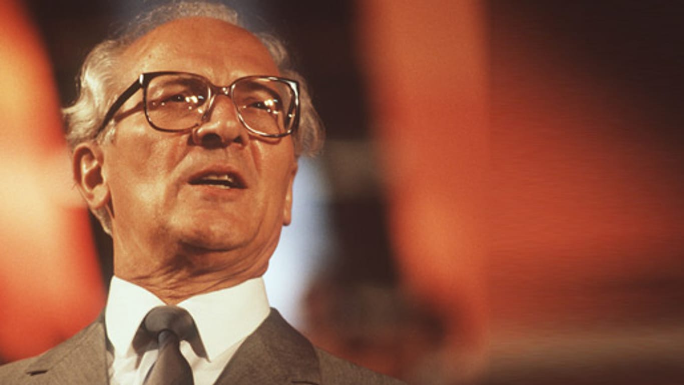 Kein Mann der großen Gefühle: DDR-Staatschef Erich Honecker.