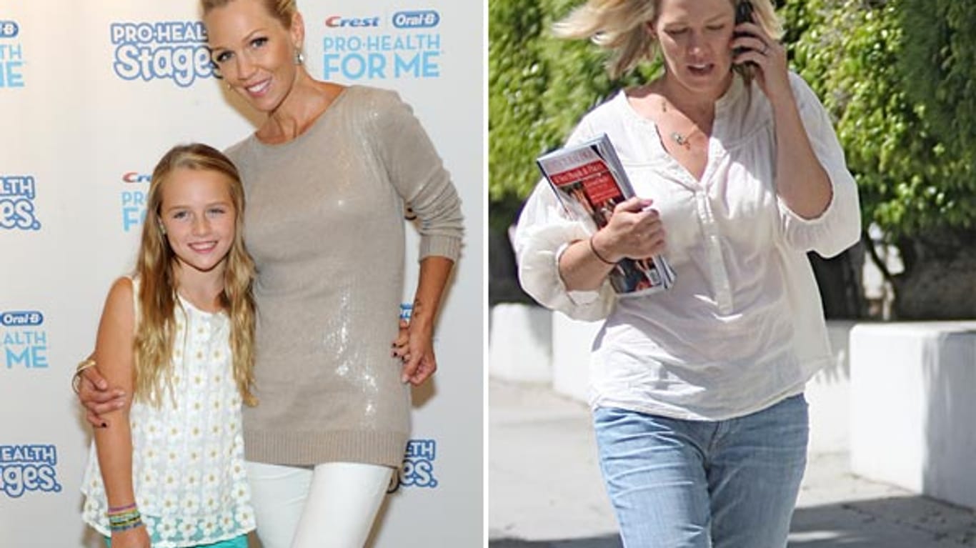 Jennie Garth (links mit Tochter Lola) hat deutlich an Gewicht verloren.