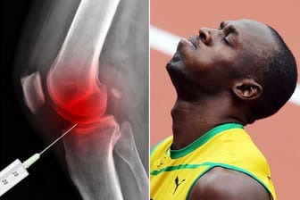 Usain Bolt lässt sich Hyaluronsäure spritzen.