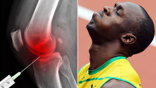 Usain Bolt lässt sich Hyaluronsäure spritzen. Usain Bolt lässt sich Hyaluronsäure spritzen.