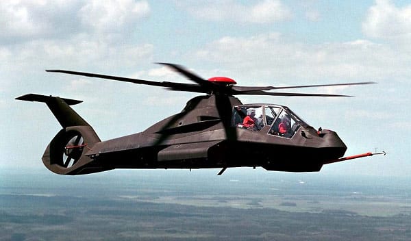 RAH-66 "Comanche": Rund sieben Milliarden Dollar ließ sich die US-Regierung die Entwicklung des Stealth-Helikopters kosten, ehe das Projekt 2004 eingestellt wurde. Der sogenannte Radarquerschnitt des "Comanche" soll rund 360-mal kleiner gewesen sein als der des aktuell eingesetzten AH-64 "Apache".