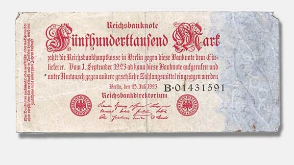 500.000-Mark-Reichsbanknote von 1923