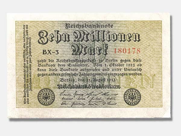 10-Millionen-Mark-Reichsbanknote von 1923