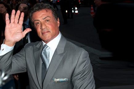 Erster öffentlicher Auftritt: Sylvester Stallone bei der "Expendables 2"-Premiere in Paris.