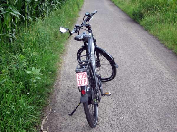 Ein E-Bike wird als Kleinkraftrad eingestuft und braucht deshalb unter anderem ein Nummernschild.