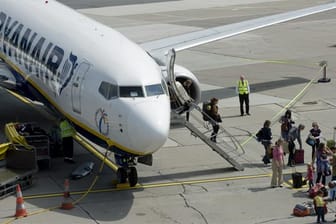 Eine Ryanair-Maschine.