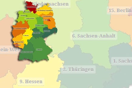 Laut Bildungsmonitor 2012 sind die Bildungschancen deutschlandweit in Sachsen am größten.