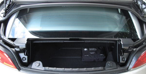 Der Z4-Kofferraum fasst 310 Liter.