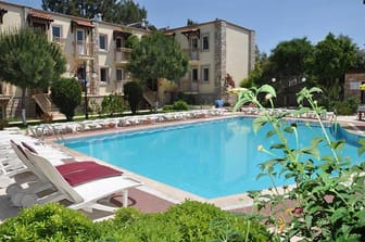Ein ruhiger Tag am Pool nach einer aufregenden Nacht im türkischen Bodrum - da ist das Moonshine-Hotel ideal.