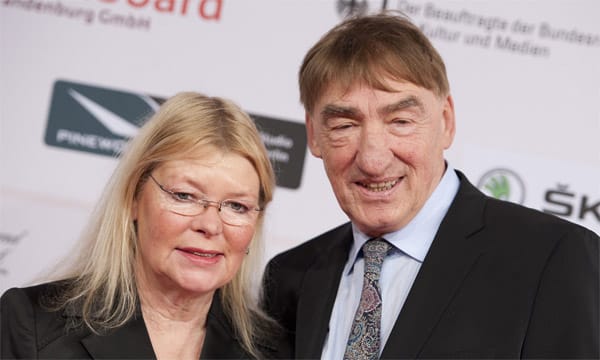 Der Schauspieler und seine Ehefrau Barbara im Jahr 2011 bei der 24. Verleihung des Europäischen Filmpreises in Berlin.