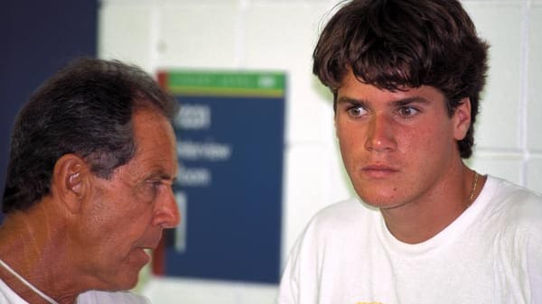 Haas war als Juniorenspieler bereits sehr erfolgreich, konnte mehrere Titel gewinnen und sich bis auf Platz elf der Juniorenweltrangliste spielen. Seine Ausbildung zum Profi bei Nick Bollettieri wurde, wie auch die seiner Schwester Sabine, von einem Sponsorenpool finanziert. Den Geldgebern wurden dafür 15 Prozent von Haas' späteren Prämien bis in das Jahr 2004 zugesichert.