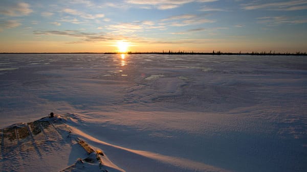 Churchill, Kanada: Winterwunderland im Herbst.