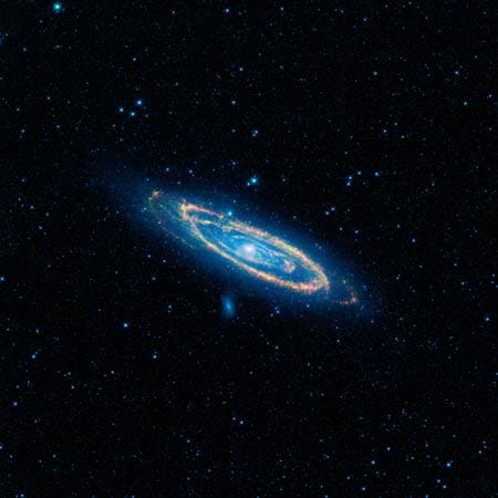 Blick auf unsere Nachbargalaxie Andromeda.