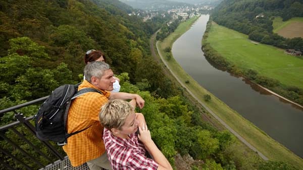 Weser von oben.