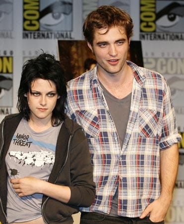 Das Paar bei der Comic Con in San Diego. Die "Twilight"-Stars sorgten dort immer für einen Hype.