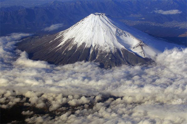 Mount Fuji, Japan: Noch keine Eruption am schönsten Berg der Welt - aber bedenkliches Zittern.