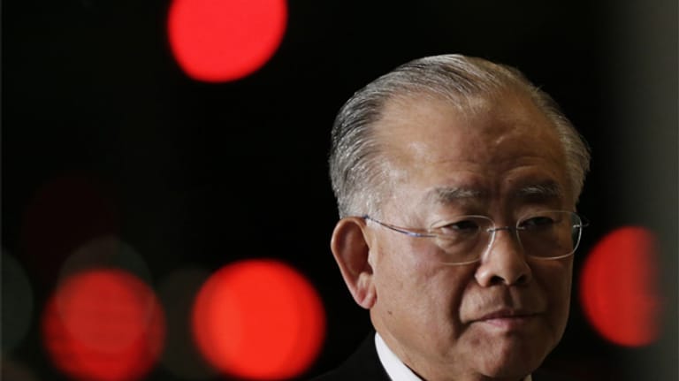 Japans Minister für die Finanzaufsicht, Tadahiro Matsushita, soll sich erhängt haben
