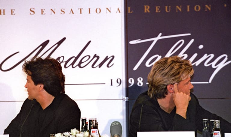 Nach der Trennung 1987 würdigten sich Anders und Bohlen jahrelang keines Blickes. Umso sensationeller war ihr Comeback im Jahr 1998.