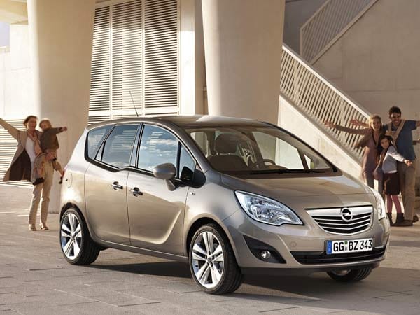 Der Opel Meriva Meriva 1,7 CDTI Selection lohnt sich erst ab 25.000 km im Jahr (Preis ab 19.740 Euro). Darunter fährt man mit dem Benziner (ab 17.760 Euro) günstiger. (Quelle: ADAC)