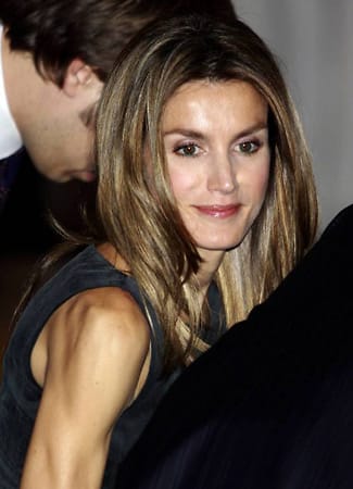 Letizia mit magerem Ärmchen im Jahr 2009.