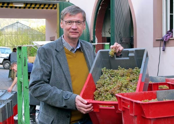 Im Nebenjob verdingt sich Jauch als Winzer: Im Jahr 2010 übernahm er das Weingut von Othegraven in Rheinland-Pfalz.