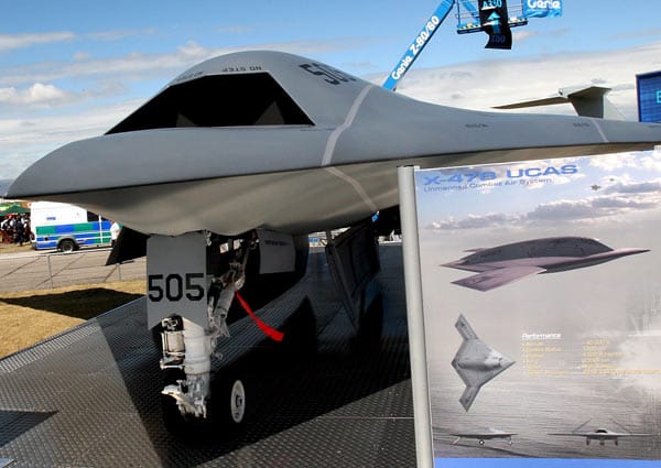 Ferngesteuert: Auch die Drohnen der Zukunft, wie die hier zu sehende X-47B, haben Stealth-Eigenschaften.