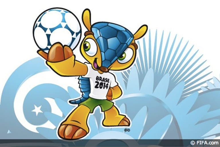 Das Maskottchen zur WM 2014: ein Gürteltier namens Fuleco.