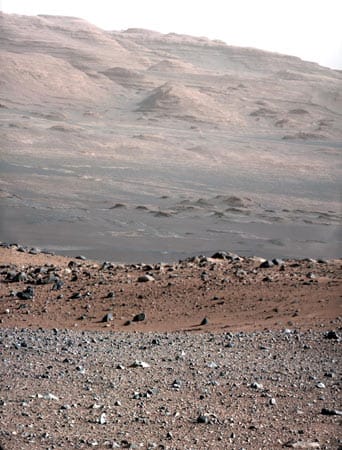 Die Gesteine im Berg Aeolis Mons deuten auf eine bewegte Geschichte des Mars, meinen Experten.