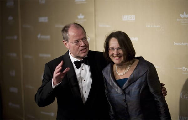 Peer Steinbrück mit seiner Frau Gertrud.