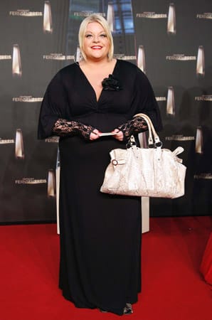 Tine Wittler war beim Deutschen Fernsehpreis wieder stilvoll gekleidet wie immer.
