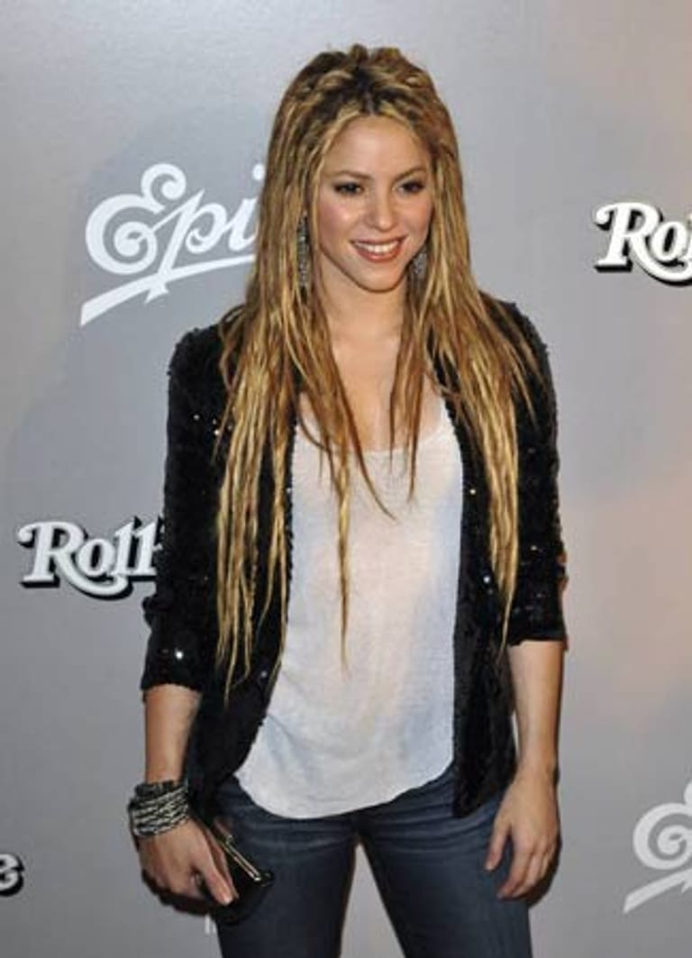 Shakira bei einem Event zur Veröffentlichung ihrer CD "She Wolf" in New York.