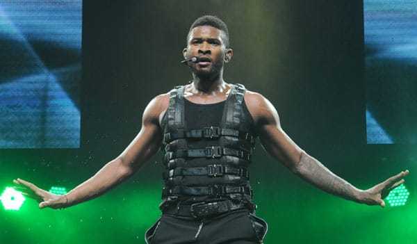 Auch nur ein einziger männlicher Solokünstler schaffte es unter die Top Ten: R&B-Sänger Usher auf Rang sieben.