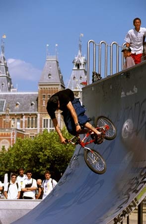 BMX-Fahrrad in Amsterdam.