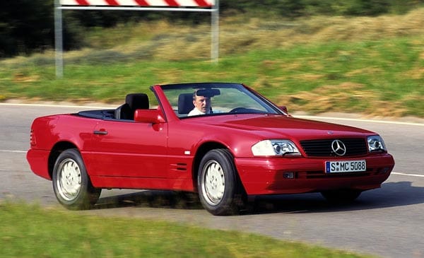 Prinzessin Diana konnte sich in erster Linie für Fahrzeuge aus deutscher Produktion begeistern wie zum Beispiel einen roten Mercedes 500 SL der Baureihe W 129.