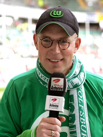 Georg Poetzsch, Stadionsprecher beim VfL Wolfsburg.
