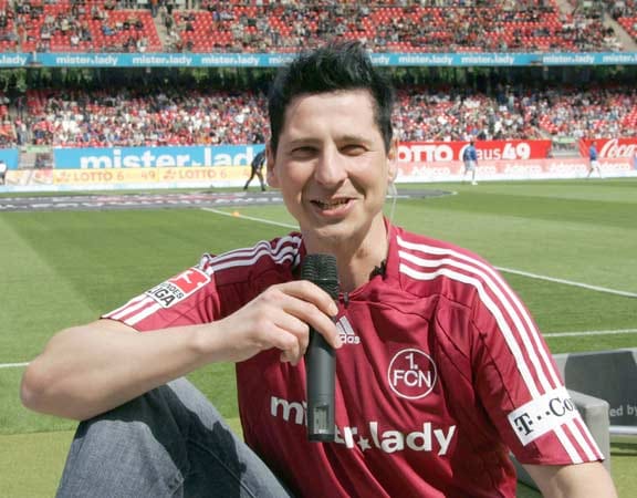 Guido Seibelt, Stadionsprecher beim 1. FC Nürnberg.