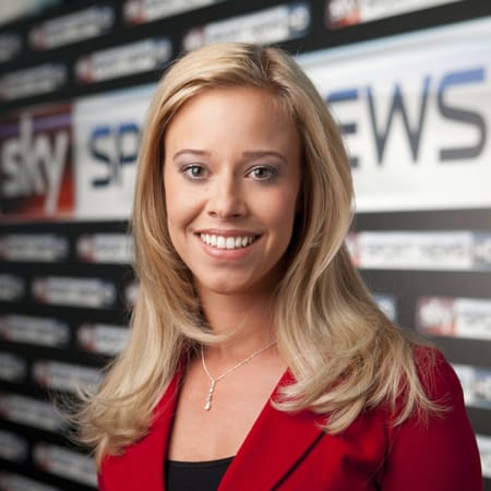 Sympathisch und kompetent führt Silke Beickert durch die Sky Sport News.