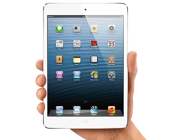 Das iPad mini lässt sich mit einer Hand bedienen