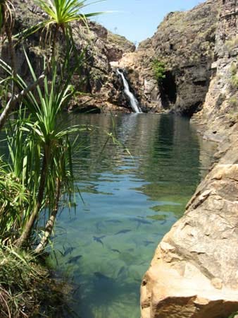 Australien: Barramundi Falls im Kakadu-Nationalpark