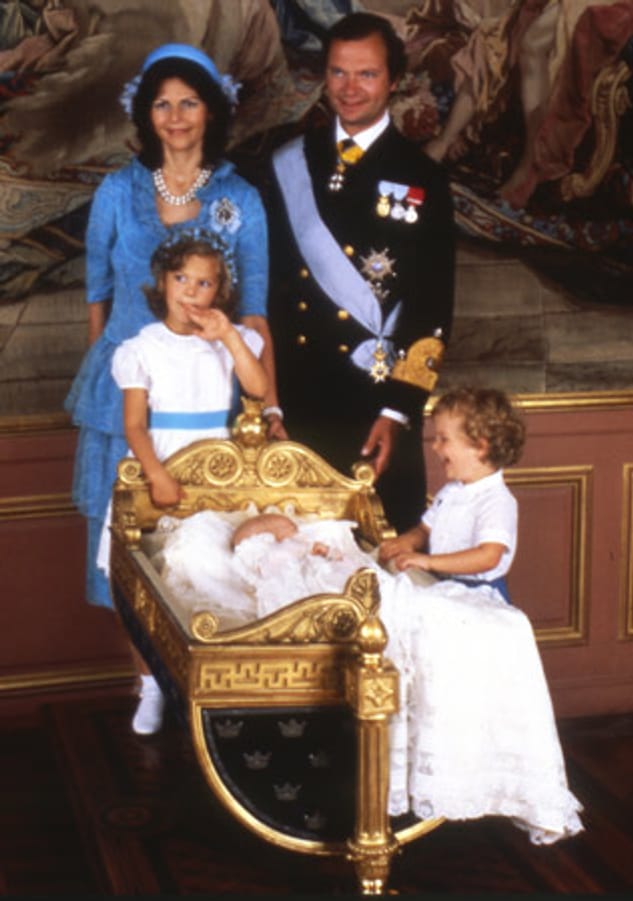 1982 bekam die schwedische Königsfamilie noch einmal Zuwachs. Madeleine wurde am 10. Juni geboren.