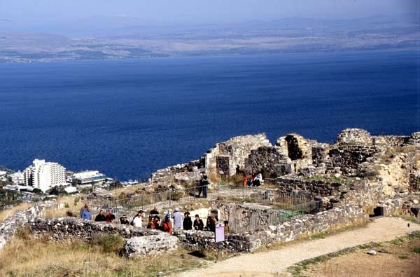Ausgrabung am See Genezareth bei Tiberias.