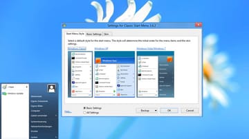 Classic Shell holt in Windows 8 das Startmenü zurück