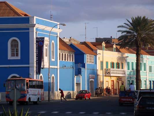 Hafenstadt Mindelo auf São Vicente.