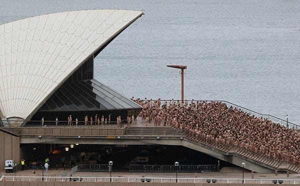 Nackedei-Bilder von US-Fotograf Spencer Tunick Nackedei-Bilder von US-Fotograf Spencer Tunick