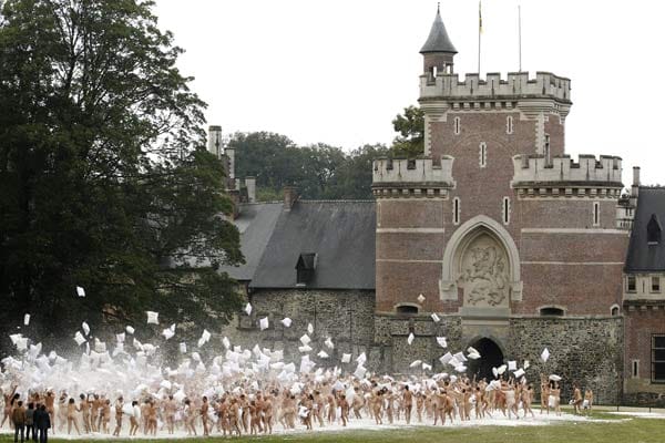 Nackedei-Bilder von US-Fotograf Spencer Tunick Nackedei-Bilder von US-Fotograf Spencer Tunick