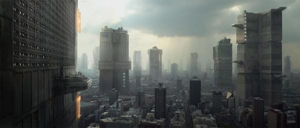 "Dredd" spielt in einer Welt nach der atomaren Katastrophe. Die Überlebenden haben sich in einer riesigen Stadt, Mega City One, zusammengerottet.