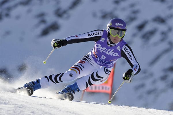 Sie ist das Gesicht des Deutschen Skisports: Maria Höfl-Riesch gewann 2011 als dritte Deutsche Rennläuferin den Gesamtweltcup.
