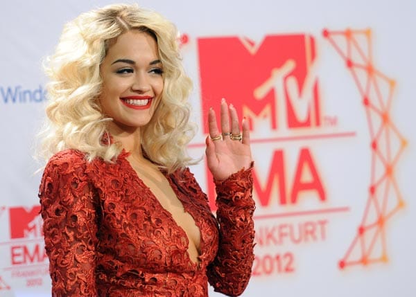 Sängerin Rita Ora war auch nach Frankfurt gekommen. Mehrfach nominiert, bekam sie aber keinen der Preise.